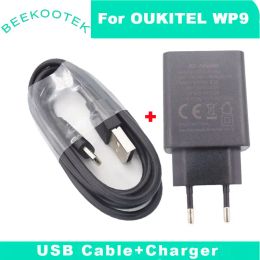 Converters New Original OUKITEL WP9 Official TYPEC USB Charge Cable USB Data cable + Phone charger Parts For WP9 Phone Smartphone