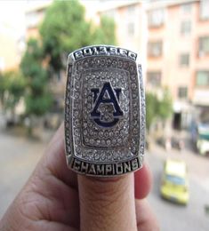 2013 Auburn Tigers Newton National ring With Wooden Display Box Souvenir Fan Men Gift Whole Drop 8616785