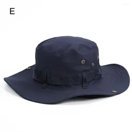 Berets Men & Women Sun Hat Wide Brim Breathable Fishing Cap Men's Bucket Hats Hiking Jungle Summer Outdoor Camo Caps