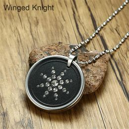 Pendants Anti EMF Radiation Protection Quantum Pendant Energy Necklace Women Men Magnetic Field Therapy Titanium Lava Necklaces