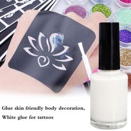 Tattoo Inks Skin Glue Skin-friendly Body White For Glitter Tattoos Gel Flash Powder One-time Suit