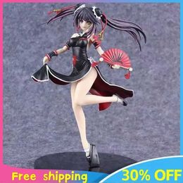 Action Toy Figures 23CM DATE A LIVE Anime Figure Tokisaki Kurumi Cute Sexy Beautiful Girl Anime Action Figures Ornaments Doll Peripherals Gift Toys Y240425M6O8