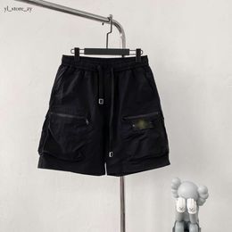 Stones Islandss Shorts Men's Shorts Mens Designer Pockets Work Five-piece Stone Shorts Womens Summer Sweat Multi-function Thigh Stones Islandss Shorts 4255