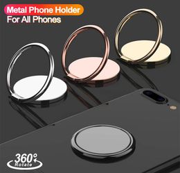 Magnetic rotabl mobile holder stand for iPhone Samsung Car Metal finger ring phone stand5029627