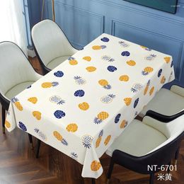 Table Cloth 40011 Non Slip Nordic Minimalist PVC Tablecloth Waterproof And Oil Resistant Ins Tea Yarn Fabric
