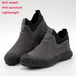 Boots New Sports Leisure Insulating Safety Shoes Anti Impact And Anti Puncture Men's Breathable Work Shoes Zapatos De Seguridad Hombre