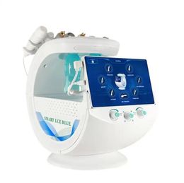 beauty health Multifunctional hydrofacial machine 7 in 1 beauty health magic mirror monitoring smart ice blue skin management