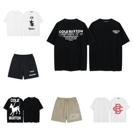 Mens t shirt set Colee Buxtoonn Summer Spring designer tshirts and shorts Loose sweatshirt with Short Men Women Tee With Tag CB shortss set men oversized tees outfit-2