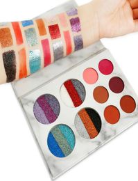 selling 18 Colours Rainbrow Shine Glitter makeup eyeshadows eye shadow palette Marble MakeUp cosmetic eyeshadow palette Matte E7662775