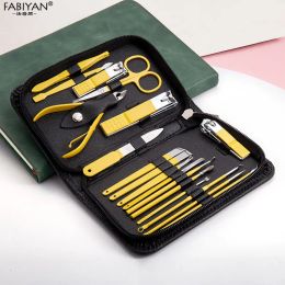 Kits Nail Clippers Set Portable Stainless Steel Dead Skin Pliers Nail Cutting Scissors Ear Spoon Pedicure Knife Beauty Tools