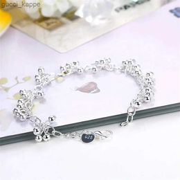 Chain Beautiful 925 Sterling Silver Bracelets Nice For Wedding Women Chain Bracelet Charm Beads Fashion Gorgeous Jewellery Wholesale