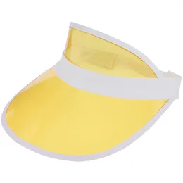 Berets Sun Visor Summer Use Hat Bonnet For Men Visors Has Wide Brim Beach Decorative Plastic