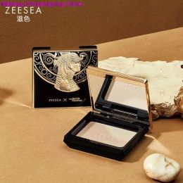 Creams Zeesea the British Musem Eygpt Collection 3 Colours Makeup Face Powder Oil Control Long Lasting Pressed Powder Contour Concealer
