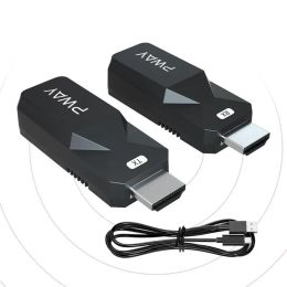 Adapter High Speed No Delay Signal Transmission Extender Signal Amplification 50m Extender Cord Converter For Hdtv Projetor Laptop