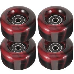 Board 4 Pcs Chic Wheel Skate Wheels Skateboard Longboard Supply Street Outdoor Woman