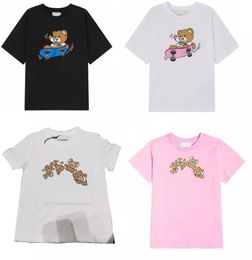 키드 T 셔츠 탑 티 소년 소녀 티셔츠 의류 십대 아기 짧은 슬리브 편지 티 캐주얼 귀여운 여자 상판 패션 보이즈 티셔츠
