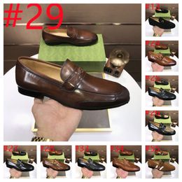 Italian Fashion Luxury Brand Men Oxford Shoes Brogues Slip On Pointed Mixed Color WingTip Mens Designer Dress Shoes Wedding Office Leather Shoes Size 38-46