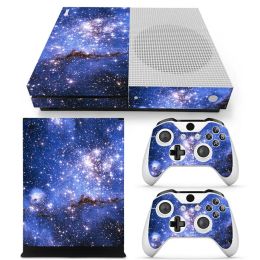 Stickers Starry sky Factory Price for Xbox one s Console PVC Skin Sticker for Xbox one S Controller Skin Decals