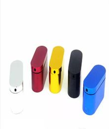 Colorful Mini Spoon Smoking Pipes Small Metal Hand Pipe Burner for Dry Herbs Magic Box Tobacco Pipes 3975297