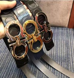 Fashion Top Quality black buckle belts for men real leather belt designer belts Men Top quality belt with box3029634