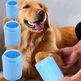 Grooming Dog Paw Cleaner Dog Paw Washer Cup Lightweight Dog Cat Paw Plunger Mud Cleaner Portable Soft Brush Pet Foot Washer