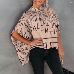 Women's Blouses Fashion Half Sleeve Loose Tops For Women Summer 2024 Casual Ladies Print White Shirts & Top Mujer