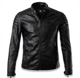 FallChaquetas De Cuero Hombre 2016 Luxury Skull mens pilot leather jackets jaqueta de couro men biker jacket brand clothing man X2076266