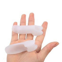 2024 NEW 2pair Hammer Toes Separator Gel Silicone Foot Care Tools Thumb Corrector Valgus Protector Orthopedicfor Foot Care Tools Corrector