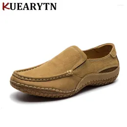 Casual Shoes 2024 Spring European Brand Men's First Layer Of Leather Breathable Wear 39-44 53010