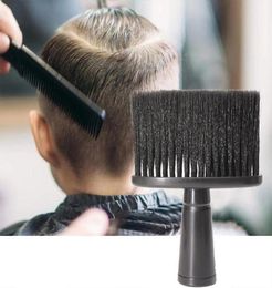 Hair Brushes Professional Soft Black Neck Face Duster Barber Clean Hairbrush Beard Brush Salon Cutting Hairdressing Styling Tool7186136