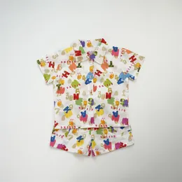 Clothing Sets Kids Clothes Boys 24 Summer Baby Cute Print Blouses And Shorts Outfit Set Cotton Two Piece Toddler Children's