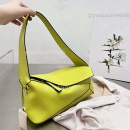 Portable Designer Bag Splicing Shoulder Bags Lady One Hobo Puzzle Loe Women's Colours Shoulder Spain Underarm Purse Girl Geometry Lingge Small Square FBTJ