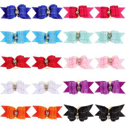 Dog Apparel 20 Pcs Bow Puppy Hair Bows For Small Dogs Girl Pins Clips Girls Ties Size Hairpin