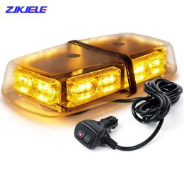 Lamp 36 LED Car Roof Flashing Police Flasher Led Fog Traffic Emergency Warning Lights Short Row Ceiling Lamp Truck Alarm Strobe