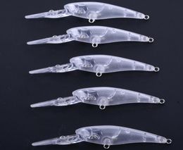 100PCS Minnow Blank Hard Unpainted Fishing Baits Crankbait Wobblers Lures 93cm6g8834661