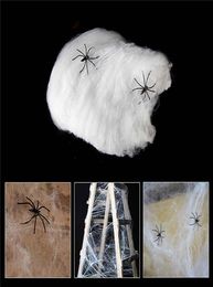 Festive Spider Web Halloween Decorations Event Wedding Party Favors Supplies Haunted House Prop Decoration A Large With 2 Spiders 8437832