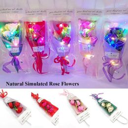 Decorative Flowers Gift Box Decoration Party Supplies Po Backdrop Decor Dried Rose Press Mini Real Happy Flower