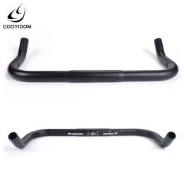 Parts Bike Handlebar 25.4x 370mm Mountain Bicycle Bent Handlebar Road Bike Handlebar Aluminium Alloy Steering Wheel Racing Handle Bar