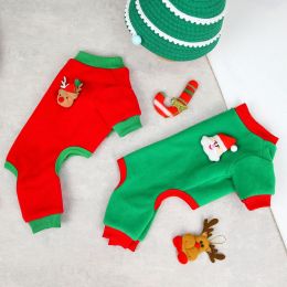 Jackets Dog Christmas Outfit Costume Cute Cat Pet Yorkshire Year Clothes For Small New Puppy Clothing Chihuahua