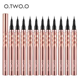 Eyeliner O.TWO.O 12pcs Eyeliner Pen Liquid Eye Liner Waterproof Smudge Proof Quick Drying Black Eyeliner Makeup for Women