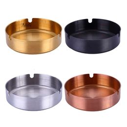 Stainless Steel Thick And Durable Ashtray Bar Tools Easy Clean Smoking Accessories 0423 0425