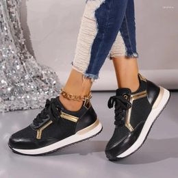 Casual Shoes 2024 Women Fashion Lightweight Platform Sneakers Black Sports Woman Autumn Plus Size 42 Zaptillas De Mujer