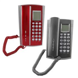 Accessories Mini Telephone Landline Phone Desktop Corded Fixed Phone Wall Mounted Telephone with Caller ID Display for Hotel Office Home