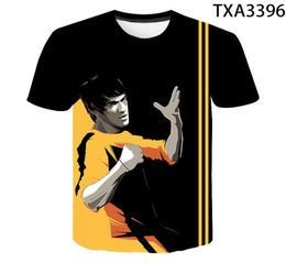 2020 New Effort Martial Arts Celebrity Bruce Lee 3D Print T Shirt Men Women Children Fashion Summer Cool Tee Streetwear Tops4191434