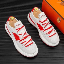 Casual Shoes Platform Men Fashion Clunky Sneakers Student Breathable Sports Dad Male Fitness Footwear