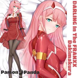 Pillow DARLING In The FRANXX Dakimakura 02 Cover Anime Hugging Case Pillowcase Full Body Otaku Home Bedding Decor