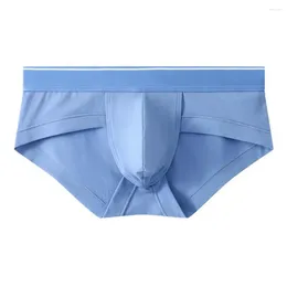 Yoga Outfit Men's Underwear For Young People (low Waisted Sexy Not Used To Buying Carefully) Elastic U-convex Solid Panties Waistband