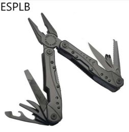 ESPLB 12in1 Multitool Pliers Multi Purpose Folding Pocket Plier Tool Hardened 420 Stainless Steel for Survival Camping Fishing9409764