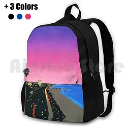 Backpack Wet Klopo Hiroshi Nagai Vaporwave Pantai Outdoor Hiking Riding Climbing Sports Bag Music Great Good Flashback Tape