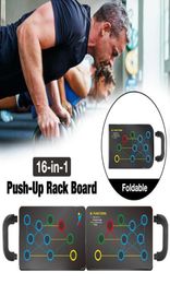 16in1 Push Up Board Rack With Handle Fitness Pushup Body Building Stands For GYM Exercise Tools3643952